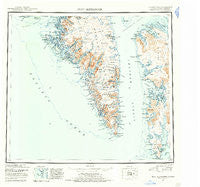Port Alexander Alaska Historical topographic map, 1:250000 scale, 1 X 2 Degree, Year 1952