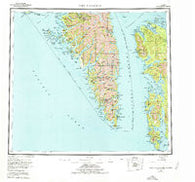 Port Alexander Alaska Historical topographic map, 1:250000 scale, 1 X 2 Degree, Year 1951