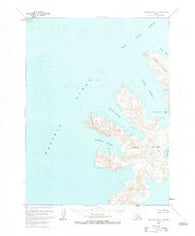 Port Moller A-1 Alaska Historical topographic map, 1:63360 scale, 15 X 15 Minute, Year 1963
