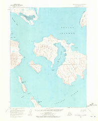Port Moller A-6 Alaska Historical topographic map, 1:63360 scale, 15 X 15 Minute, Year 1963