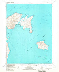 Port Moller B-1 Alaska Historical topographic map, 1:63360 scale, 15 X 15 Minute, Year 1963