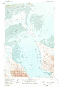 Port Moller D-3 Alaska Historical topographic map, 1:63360 scale, 15 X 15 Minute, Year 1963