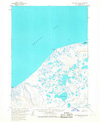 Port Moller D-6 Alaska Historical topographic map, 1:63360 scale, 15 X 15 Minute, Year 1963