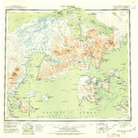 Port Moller Alaska Historical topographic map, 1:250000 scale, 1 X 2 Degree, Year 1953