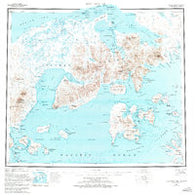 Port Moller Alaska Historical topographic map, 1:250000 scale, 1 X 2 Degree, Year 1953