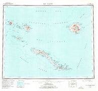 Rat Islands Alaska Historical topographic map, 1:250000 scale, 1 X 2 Degree, Year 1951