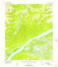 Ruby D-5 Alaska Historical topographic map, 1:63360 scale, 15 X 15 Minute, Year 1952