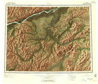 Ruby Alaska Historical topographic map, 1:250000 scale, 1 X 3 Degree, Year 1952