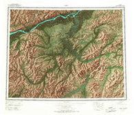 Ruby Alaska Historical topographic map, 1:250000 scale, 1 X 3 Degree, Year 1952