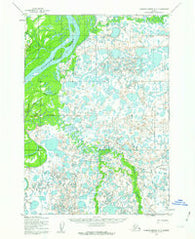 Russian Mission A-5 Alaska Historical topographic map, 1:63360 scale, 15 X 15 Minute, Year 1954