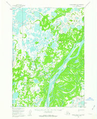 Russian Mission A-6 Alaska Historical topographic map, 1:63360 scale, 15 X 15 Minute, Year 1954