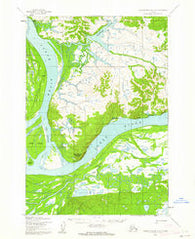 Russian Mission C-8 Alaska Historical topographic map, 1:63360 scale, 15 X 15 Minute, Year 1952