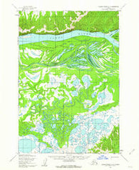 Russian Mission D-4 Alaska Historical topographic map, 1:63360 scale, 15 X 15 Minute, Year 1952