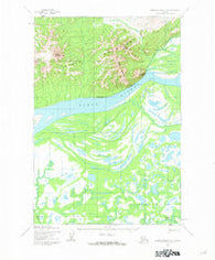 Russian Mission D-6 Alaska Historical topographic map, 1:63360 scale, 15 X 15 Minute, Year 1952