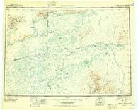 Russian Mission Alaska Historical topographic map, 1:250000 scale, 1 X 3 Degree, Year 1950
