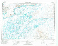 Russian Mission Alaska Historical topographic map, 1:250000 scale, 1 X 3 Degree, Year 1947