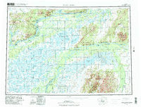 Russian Mission Alaska Historical topographic map, 1:250000 scale, 1 X 3 Degree, Year 1980