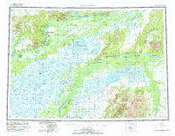 Russian Mission Alaska Historical topographic map, 1:250000 scale, 1 X 3 Degree, Year 1980