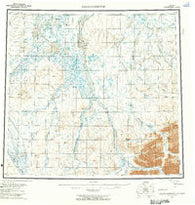 Sagavanirktok Alaska Historical topographic map, 1:250000 scale, 1 X 3 Degree, Year 1956