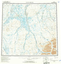 Sagavanirktok Alaska Historical topographic map, 1:250000 scale, 1 X 3 Degree, Year 1956