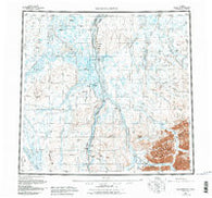 Sagavanirktok Alaska Historical topographic map, 1:250000 scale, 1 X 3 Degree, Year 1958