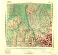 Sagavanirktok Alaska Historical topographic map, 1:250000 scale, 1 X 3 Degree, Year 1956