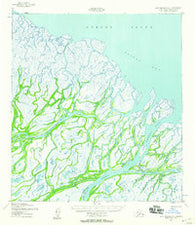Saint Michael A-4 Alaska Historical topographic map, 1:63360 scale, 15 X 15 Minute, Year 1952