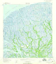 Saint Michael A-5 Alaska Historical topographic map, 1:63360 scale, 15 X 15 Minute, Year 1952