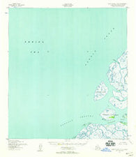 Saint Michael A-6 Alaska Historical topographic map, 1:63360 scale, 15 X 15 Minute, Year 1952
