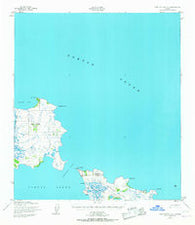 Saint Michael C-1 Alaska Historical topographic map, 1:63360 scale, 15 X 15 Minute, Year 1952