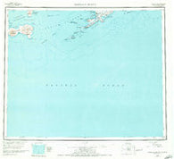 Samalga Island Alaska Historical topographic map, 1:250000 scale, 1 X 2 Degree, Year 1951