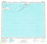 Samalga Island Alaska Historical topographic map, 1:250000 scale, 1 X 2 Degree, Year 1951