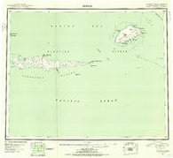 Seguam Alaska Historical topographic map, 1:250000 scale, 1 X 2 Degree, Year 1951