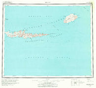 Seguam Alaska Historical topographic map, 1:250000 scale, 1 X 2 Degree, Year 1958