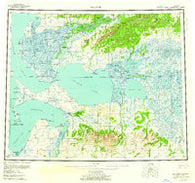 Selawik Alaska Historical topographic map, 1:250000 scale, 1 X 3 Degree, Year 1957