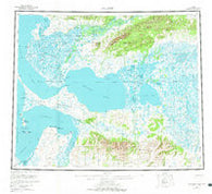 Selawik Alaska Historical topographic map, 1:250000 scale, 1 X 3 Degree, Year 1957