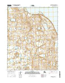Selawik B-5 NE Alaska Current topographic map, 1:25000 scale, 7.5 X 7.5 Minute, Year 2016