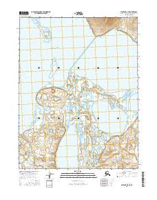 Selawik D-6 NE Alaska Current topographic map, 1:25000 scale, 7.5 X 7.5 Minute, Year 2016