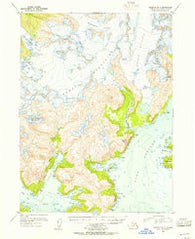 Seldovia B-3 Alaska Historical topographic map, 1:63360 scale, 15 X 15 Minute, Year 1952