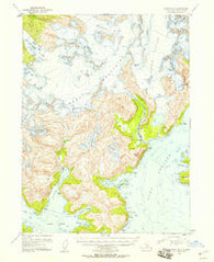 Seldovia B-3 Alaska Historical topographic map, 1:63360 scale, 15 X 15 Minute, Year 1952