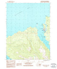Seldovia B-5 NW Alaska Historical topographic map, 1:25000 scale, 7.5 X 7.5 Minute, Year 1987
