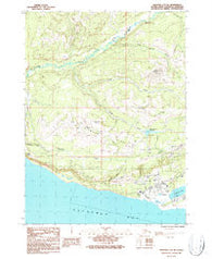 Seldovia C-5 NE Alaska Historical topographic map, 1:25000 scale, 7.5 X 7.5 Minute, Year 1987