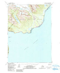 Seldovia D-8 Alaska Historical topographic map, 1:63360 scale, 15 X 15 Minute, Year 1958