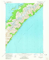 Seward A-1 Alaska Historical topographic map, 1:63360 scale, 15 X 15 Minute, Year 1951