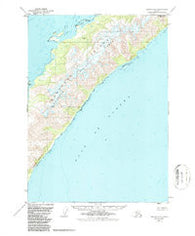Seward A-1 Alaska Historical topographic map, 1:63360 scale, 15 X 15 Minute, Year 1951