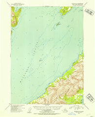 Seward A-2 Alaska Historical topographic map, 1:63360 scale, 15 X 15 Minute, Year 1953