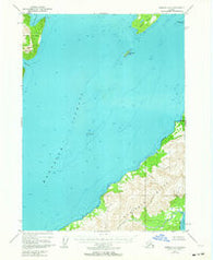 Seward A-2 Alaska Historical topographic map, 1:63360 scale, 15 X 15 Minute, Year 1951