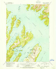 Seward A-3 Alaska Historical topographic map, 1:63360 scale, 15 X 15 Minute, Year 1952