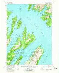 Seward A-3 Alaska Historical topographic map, 1:63360 scale, 15 X 15 Minute, Year 1951