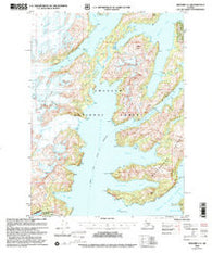 Seward A-4 Alaska Historical topographic map, 1:63360 scale, 15 X 15 Minute, Year 2000